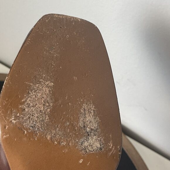 Marni Pumps Women's Leather Square Toe Platform Brown Size‎ 39.5 US 9 - Picture 11 of 13